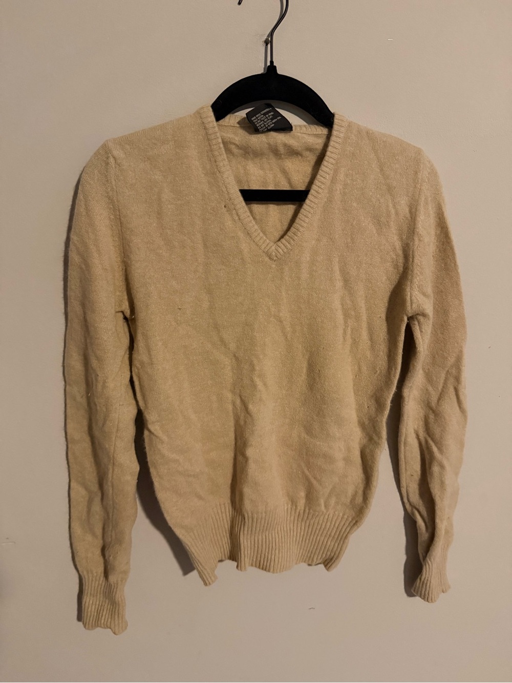 Vintage Bronson of California genuine wool/Angora hair tan sweater